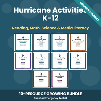 Cover of Hurricane Activities Bundle