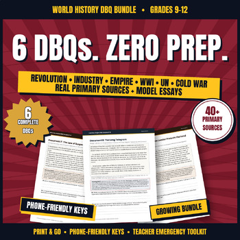 Cover of World History DBQ Bundle