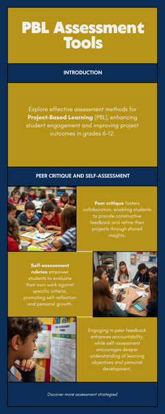 Peer critique protocol and self-assessment rubric for project based learning student feedback