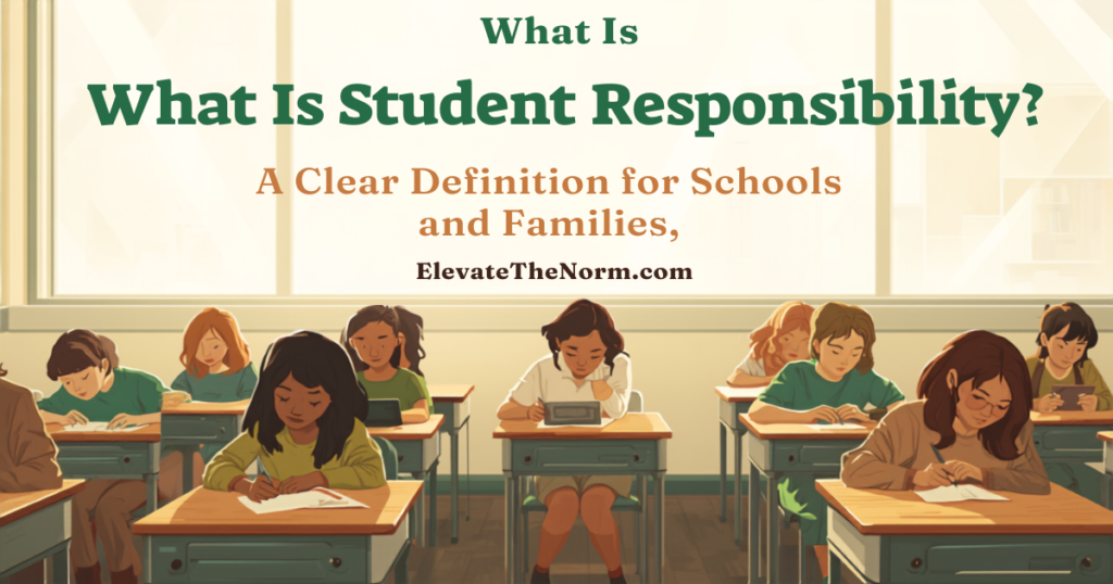 What Is Student Responsibility? A Clear Definition for Schools and Families